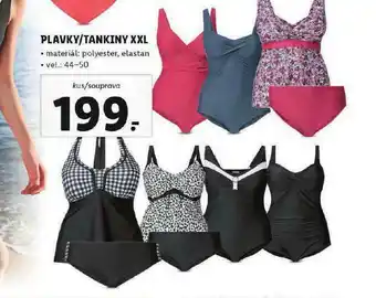 Lidl Plavky / tankiny xxl nabídka