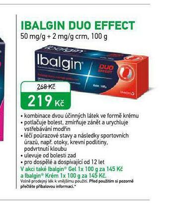 Alphega Lékárna Ibalgin duo effect nabídka