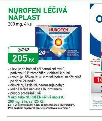 Nurofen léčivá náplast