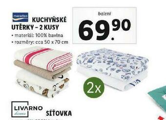 Lidl Kuchyňské utěrky nabídka