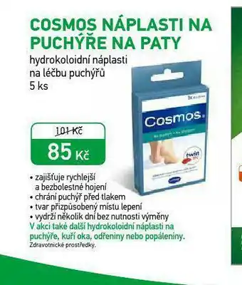 Cosmos náplasti na puchýře na paty