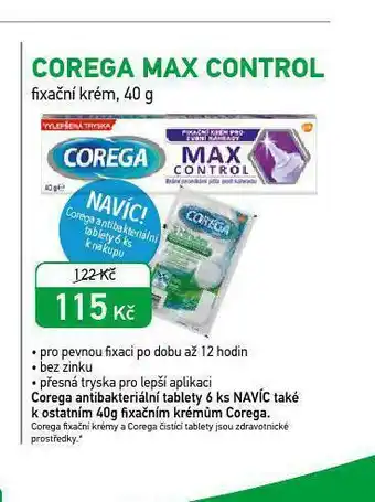 Alphega Lékárna Corega max control nabídka