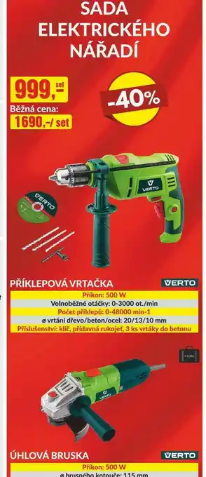 Baumax Sada elektrického nářadí nabídka