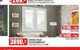 Baumax Okno pcv dvoukřídlé nabídka