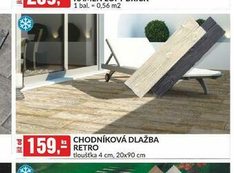 Baumax Chodníková dlažba retro nabídka