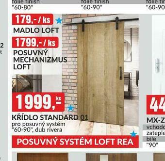 Baumax Posuvný mechanizmus loft nabídka