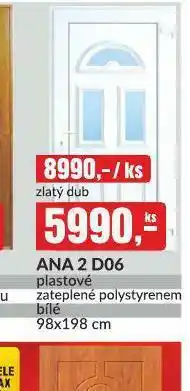 Baumax Dveře plastové ana 2 d06 nabídka