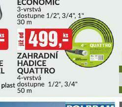 Baumax Zahradní hadice quattro nabídka