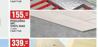 Baumax Podložka spc vinyl max nabídka