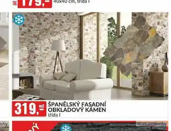 Baumax Španělský fasádní obkladový kámen nabídka