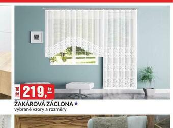 Baumax Žakárová záclona nabídka