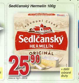 Lidl Sedlčanský hermelín nabídka