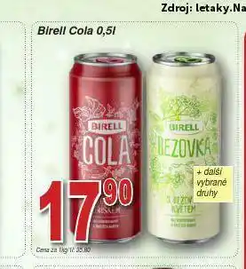 Lidl Birell limonáda nabídka