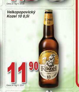 Lidl Pivo velkopopovický kozel nabídka