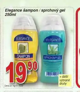 Lidl Elegance šampon / sprchový gel nabídka
