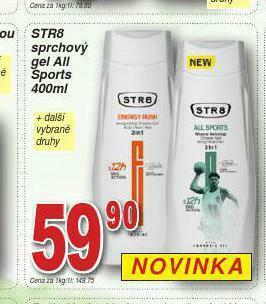 Lidl Str8 sprchový gel nabídka