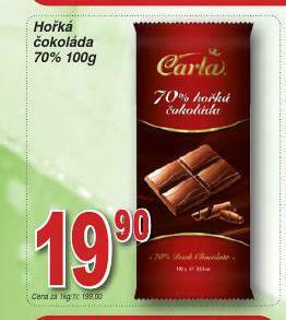 Lidl Hořká čokoláda nabídka