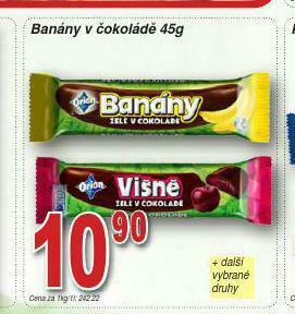 Lidl Banány v čokoládě nabídka