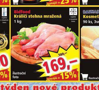 Norma Králičí stehna mražená nabídka