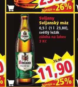 Norma Pivo svijanský máz nabídka