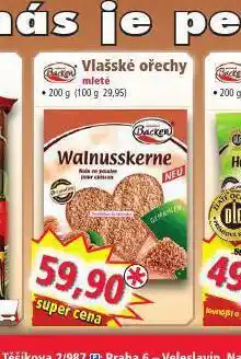 Vlašské ořechy mleté