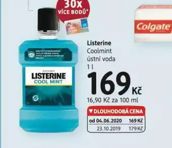 dm drogerie Listerien coomint ústní voda nabídka