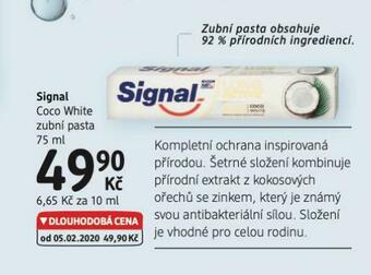 dm drogerie Signal zubní pasta nabídka