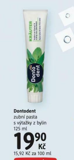 dm drogerie Dontodent zubní pasta nabídka
