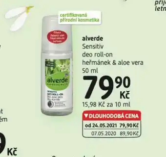 dm drogerie Alverde roll-on nabídka