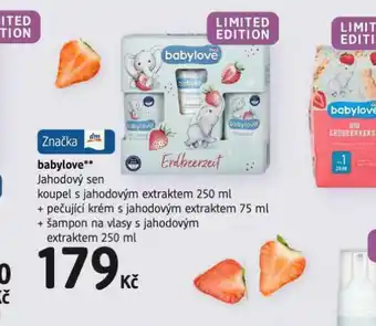 dm drogerie Babylove jahodový sen koupel nabídka