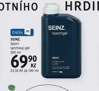 dm drogerie Seinz sport sprchový gel nabídka