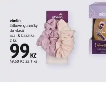 dm drogerie Ebelin látkové gumičky nabídka