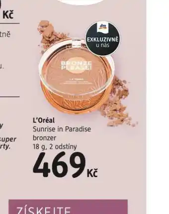 dm drogerie Loreal bronzer nabídka