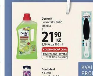 dm drogerie Denkmit univerzální čistič limetka nabídka