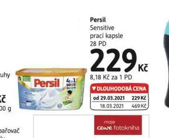 dm drogerie Persil sensitive prací kapsle nabídka