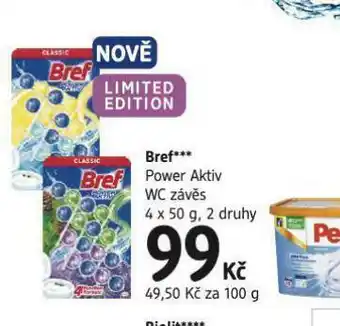 dm drogerie Bref power aktiv wc závěs nabídka
