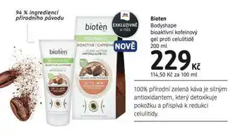 dm drogerie Bioten bodyshape bioaktivní kofeinový gel nabídka