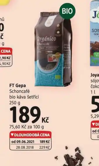 dm drogerie Ft gepa schoncafé bio káva šetřící nabídka