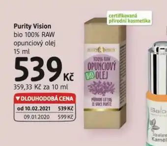 dm drogerie Pure vision opunciový olej nabídka