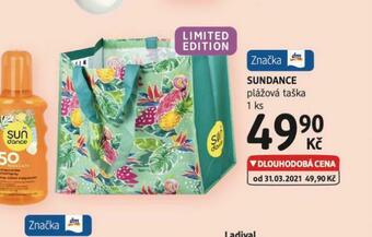dm drogerie Sundance plážová taška nabídka