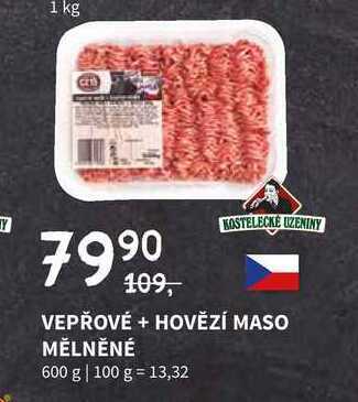 Terno Vepřové + hovězí maso mělněné 600 g nabídka