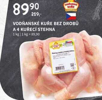 Terno Vodňanské kuře bez drobů a 4 kuřecí stehna 1 kg nabídka