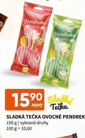 Terno Sladká tečka ovocné pendreky 150 g nabídka