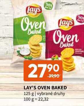 Terno Lay's oven baked 125 g nabídka