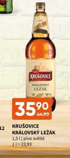 Terno Krušovice královský ležák 1,5 l nabídka