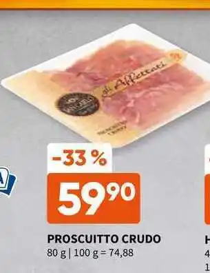 Prosciutto crudo 80g