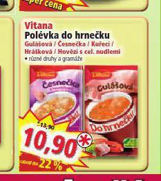Norma Vitana polévka do hrnečku nabídka