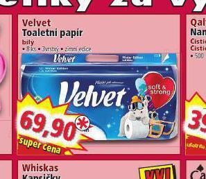 Norma Velvet toaletní papír nabídka
