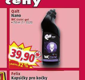 Norma Qalt nano wc čistič gel nabídka