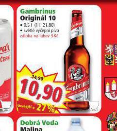 Norma Pivo gambrinus originál nabídka